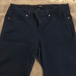 Blue Straight Leg Jeans Classic Denim shorts